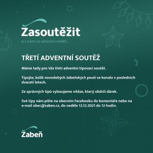 TŘETÍ ADVENTNÍ SOUTĚŽ