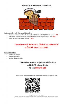 letáček kominík