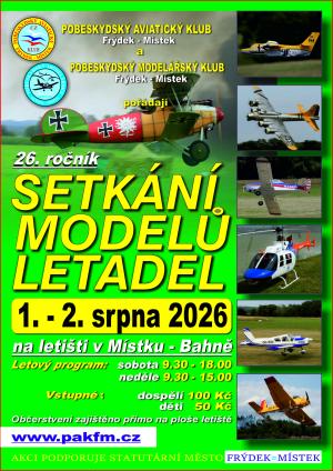 setkání modelů letadel